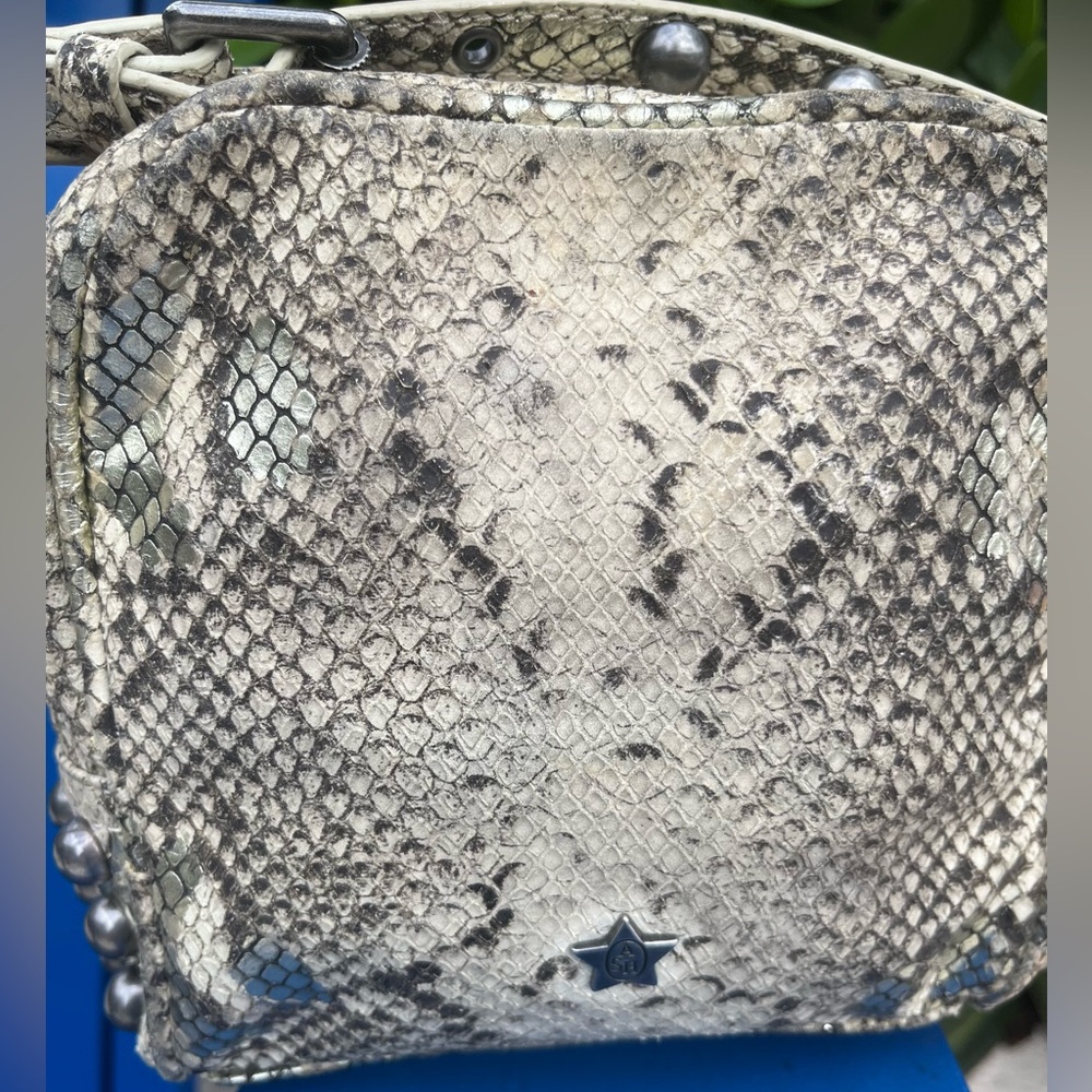 Ash Moxy Python Snakeskin Leather Studded Crossbo… - image 13